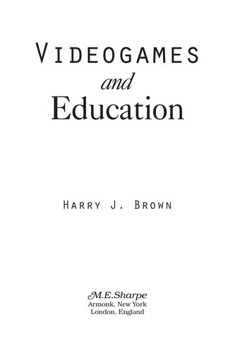 Videogames and education