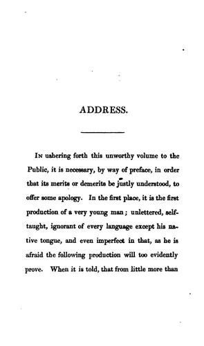 The prospect, and other poems