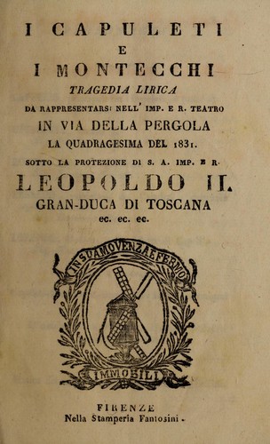 I Capuleti e i Montecchi