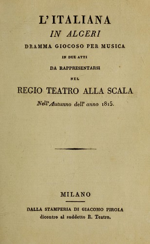 L'Italiana in Algeri