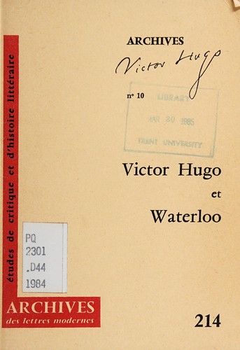 Victor Hugo et Waterloo