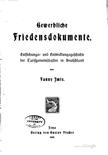Gewerbliche Friedensdokumente