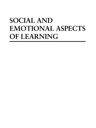 Social and emotional aspects of learning