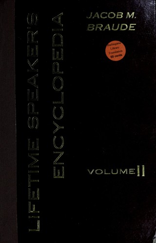 Lifetime speaker's encyclopedia