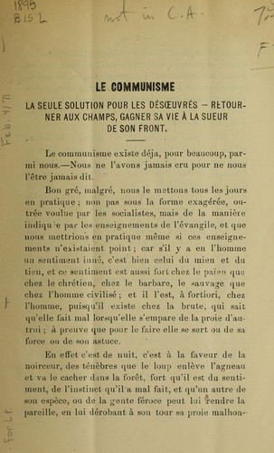 La Communisme