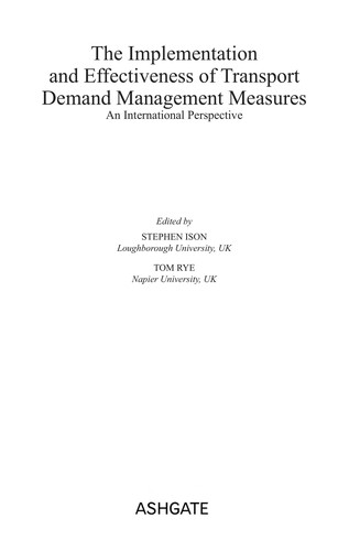 The implementation and effectiveness of transport demand management measures