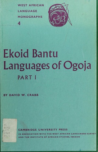 Ekoid Bantu languages of Ogoja, Eastern Nigeria