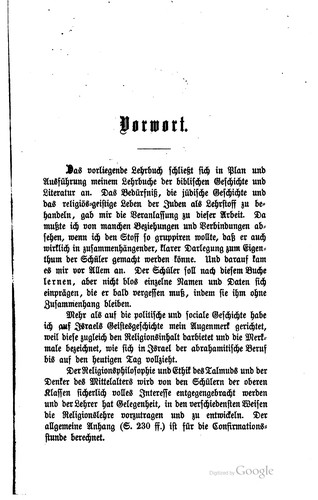 Lehrbuch der jüdischen Geschichte und Literatur