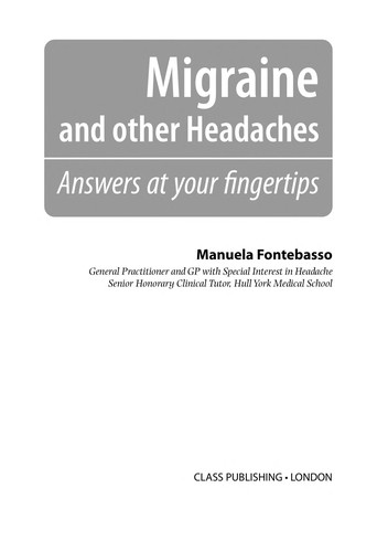 Migraine and Headaches (Class Health)