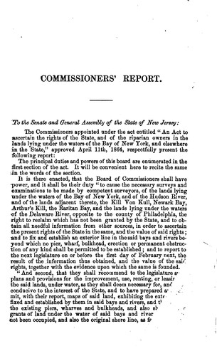 Report of Commissioners Appointed to Ascertain the Rights of the State and ..