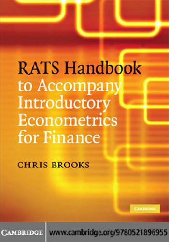 RATS handbook to accompany Introductory econometrics for finance