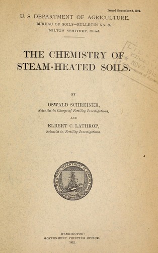 The chemistry of steam-heated soils