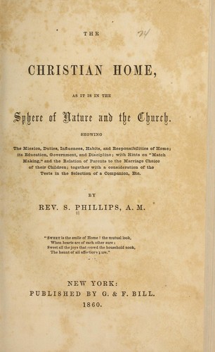 The Christian home