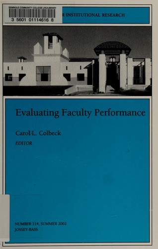 Evaluating faculty performance