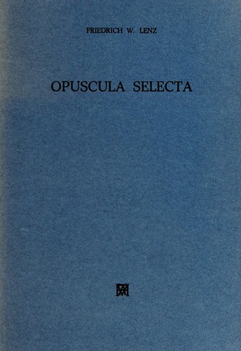 Opuscula Selecta