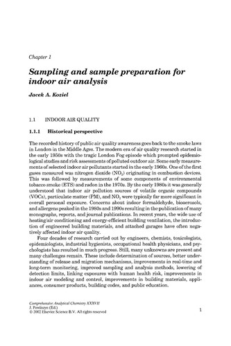 Sampling and sample preparation for field and laboratory