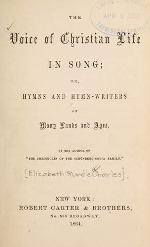 The Voice of Christian life in song