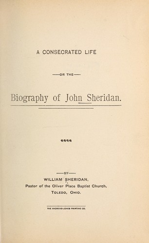 A consecrated life