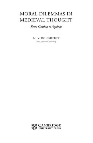 Moral dilemmas in medieval thought