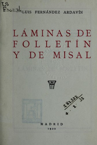 Láminas de folletín y de misal
