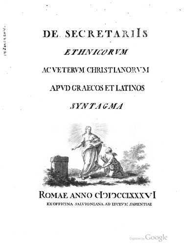 De secretariis Basilicae veteris ac novae libri II