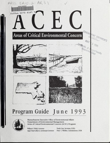 Areas of critical environment concern (ACEC)