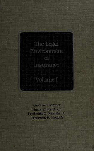 The Legal environment of insurance