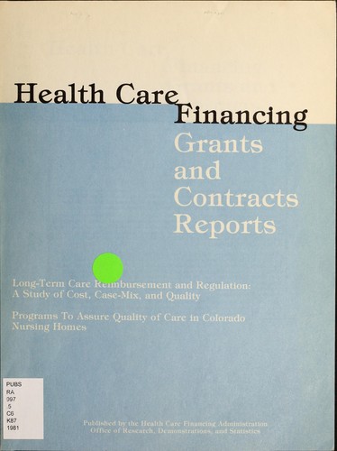 Long-term care reimbursement and regulation