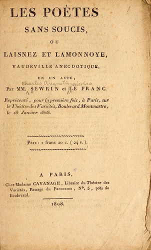 Les poètes sans soucis