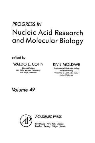 Progress in Nucleic Acid Research and Molecular Biology, 49