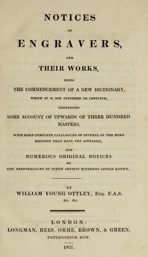 Notices of engravers, and their works