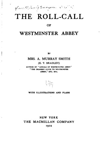 The Roll-Call of Westminster Abbey