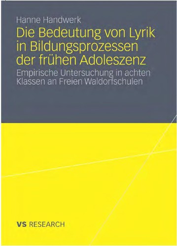 Die Bedeutung von Lyrik in Bildungsprozessen der fru hen Adoleszenz