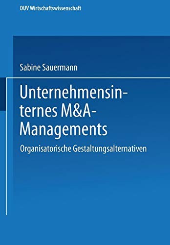 Unternehmensinternes M&A-Management