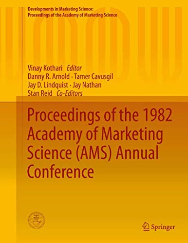 Proceedings of the 1982 Academy of Marketing Science  Annual Conference