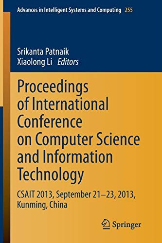 Proceedings of International Conference on Computer Science and Information Technology