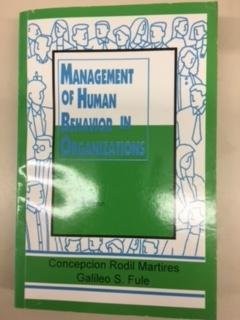 Management of Human Behavior in Organizations