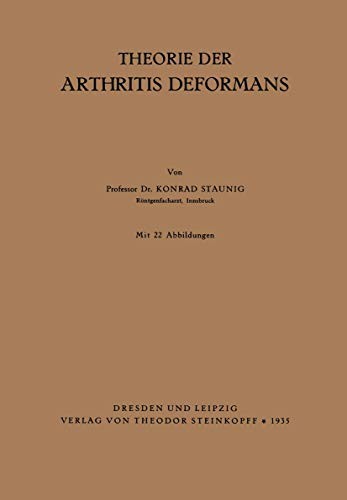 Theorie der Arthritis Deformans