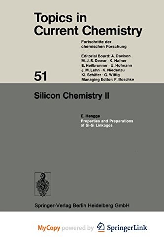 Silicon Chemistry II