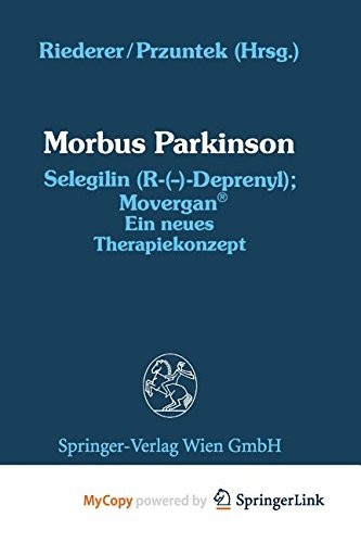Morbus Parkinson Selegilin ; Movergan®