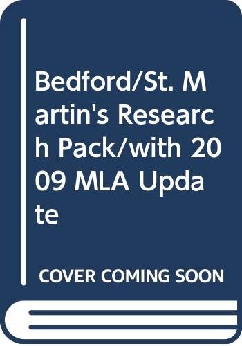 Generic Research Pack with 2009 MLA Update
