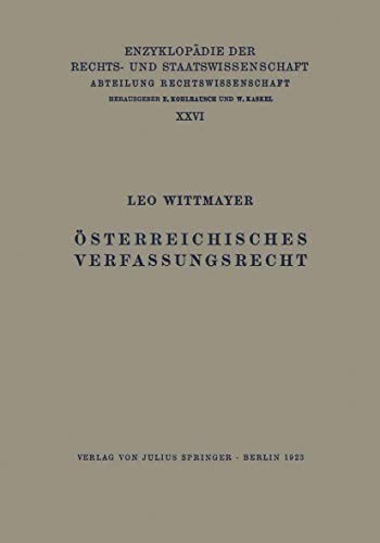 Österreichisches Verfassungsrecht