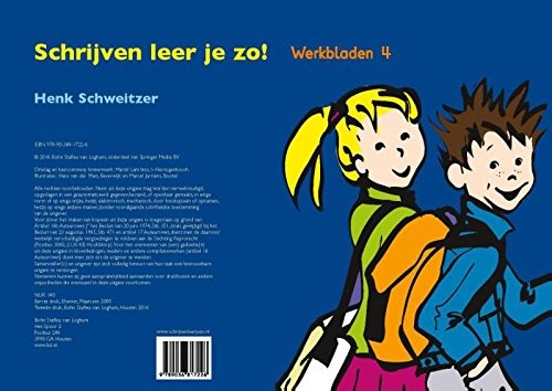 Schrijven leer je zo! - Werkbladen groep 4