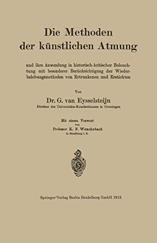 Die Methoden Der Künstlichen Atmung
