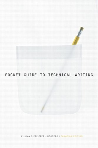 Pocket Guide to Technical Writing Canadian Edition