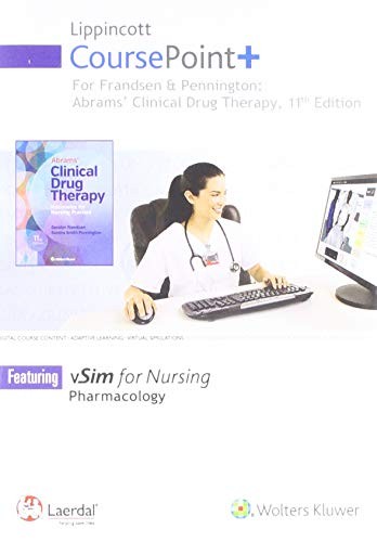 Lippincott CoursePoint+ for Abrams' Clinical Drug Therapy