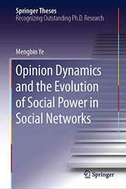 Opinion Dynamics and the Evolution of Social Power in Social Networks