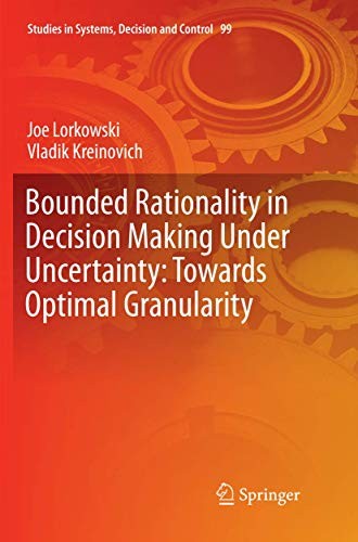 Bounded Rationality in Decision Making Under Uncertainty