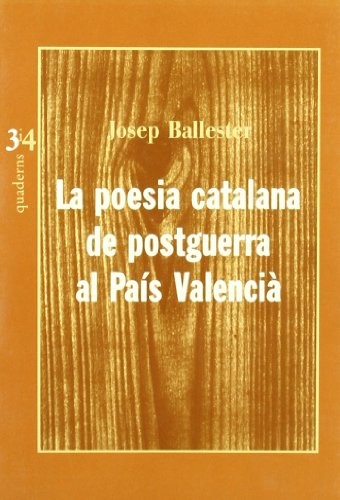 La poesia catalana de postguerra al País Valencià