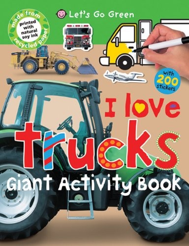 Giant Activity Books I Love Trucks